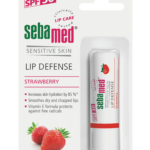 Balsam dermatologic protector pentru buze SPF 30 cu căpșuni